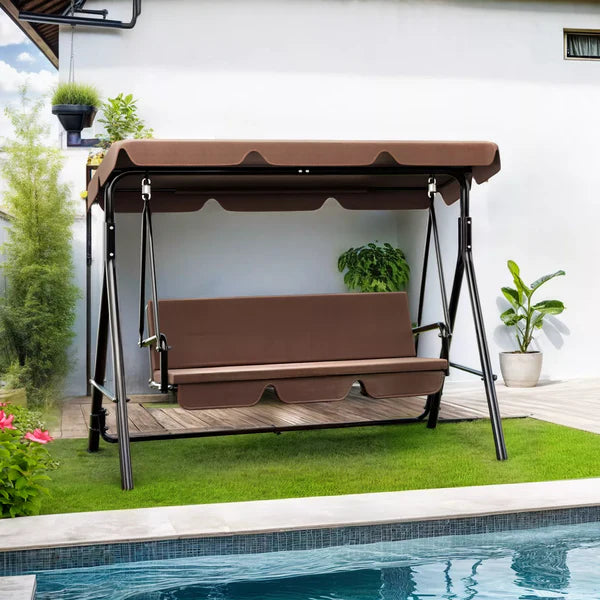 Home Horizon | 3 Person Hanging Porch Swing Chair