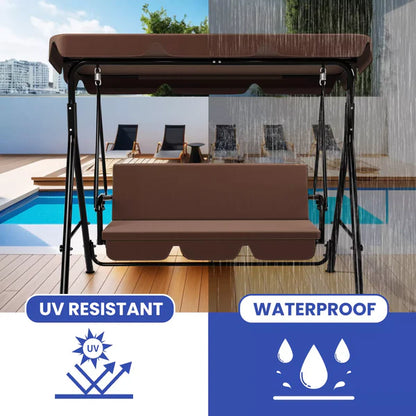 Home Horizon | 3 Person Hanging Porch Swing Chair