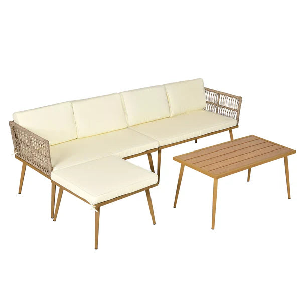 Home Horizon | 4 Piece Outdoor Bistro Furniture Set