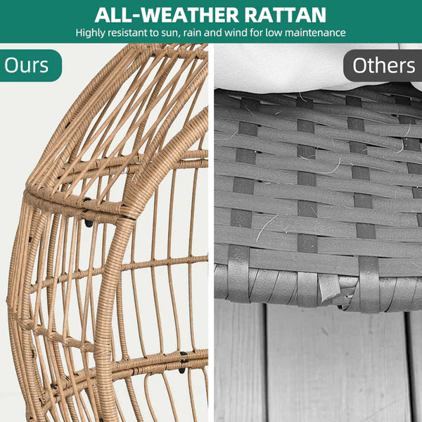 Home Horizon | Patio Cushioned Egg Chair