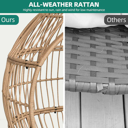 Home Horizon | Patio Cushioned Egg Chair