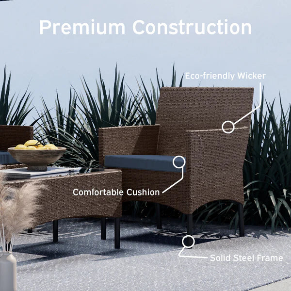 Home Horizon | 4 Piece Garden Patio Furniture Set Pr48