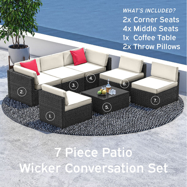 7 Piece Garden Furniture Set One54 Image 2