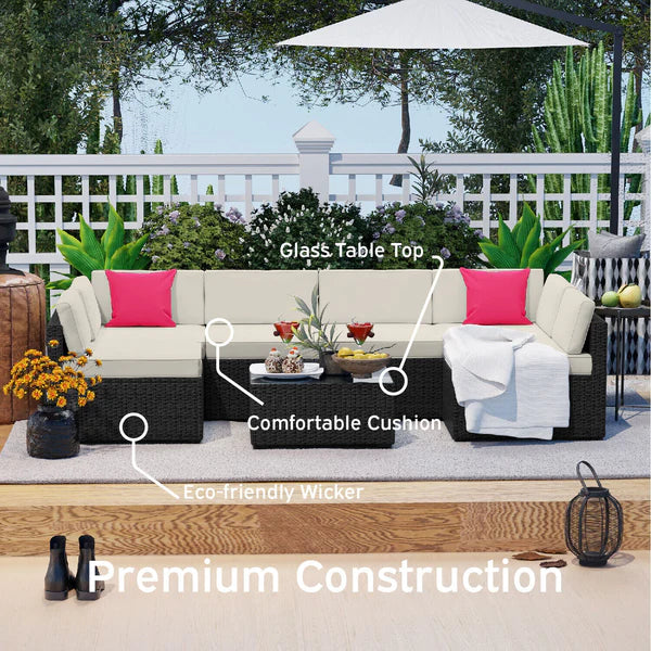 7 Piece Garden Furniture Set One54 Image 3