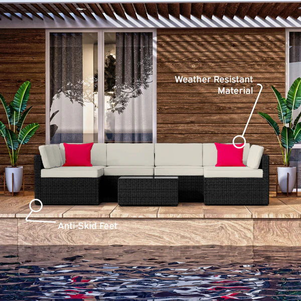 7 Piece Garden Furniture Set One54 Image 4