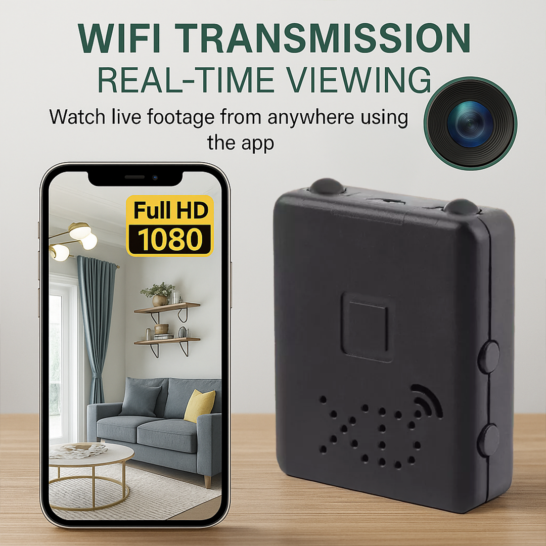 Micro HD Video Camera with WiFi and Audio