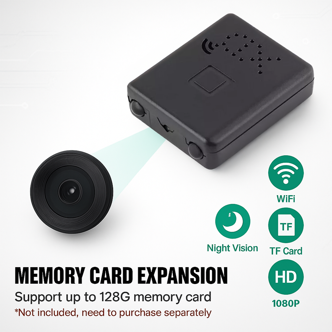 Micro HD Video Camera with WiFi and Audio