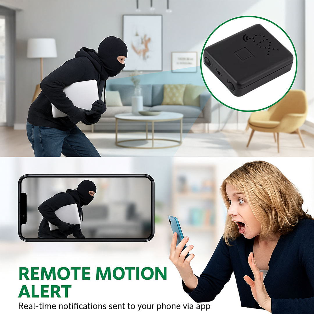 Micro HD Video Camera with WiFi and Audio